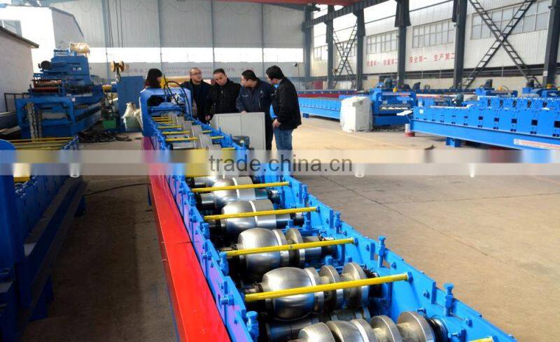 Algeria market aluminium profile roof gutter machine