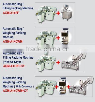 Automatic frozen food filling packing machine