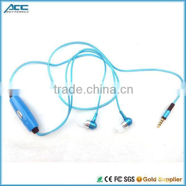 Classic EL Light Flowing Metal Stereo Earphone