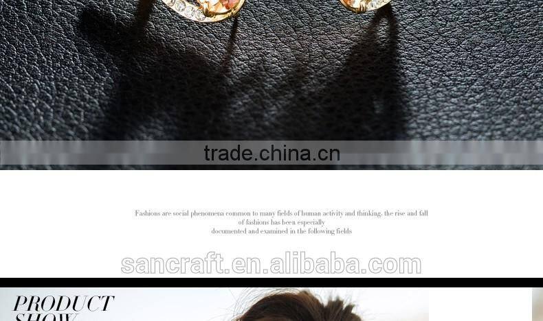 Made in france korean grace crown Austrian crystal hair clip