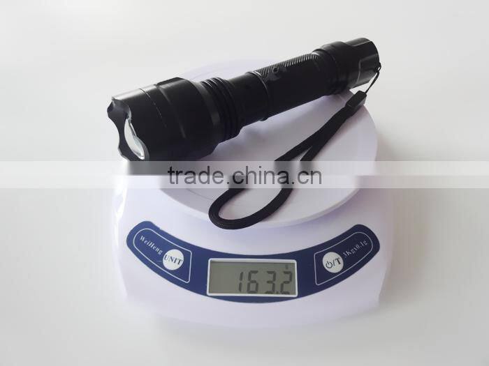 Onlystar GS-9074 aluminum adjustable focus rechargeable zoomable high beam torch light