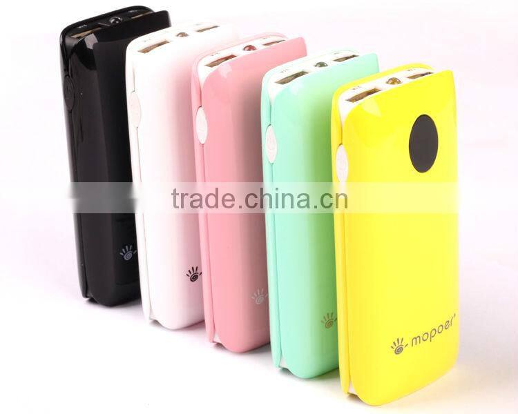 5200mah with 18650 Lithium battery cells mini charger for iphone
