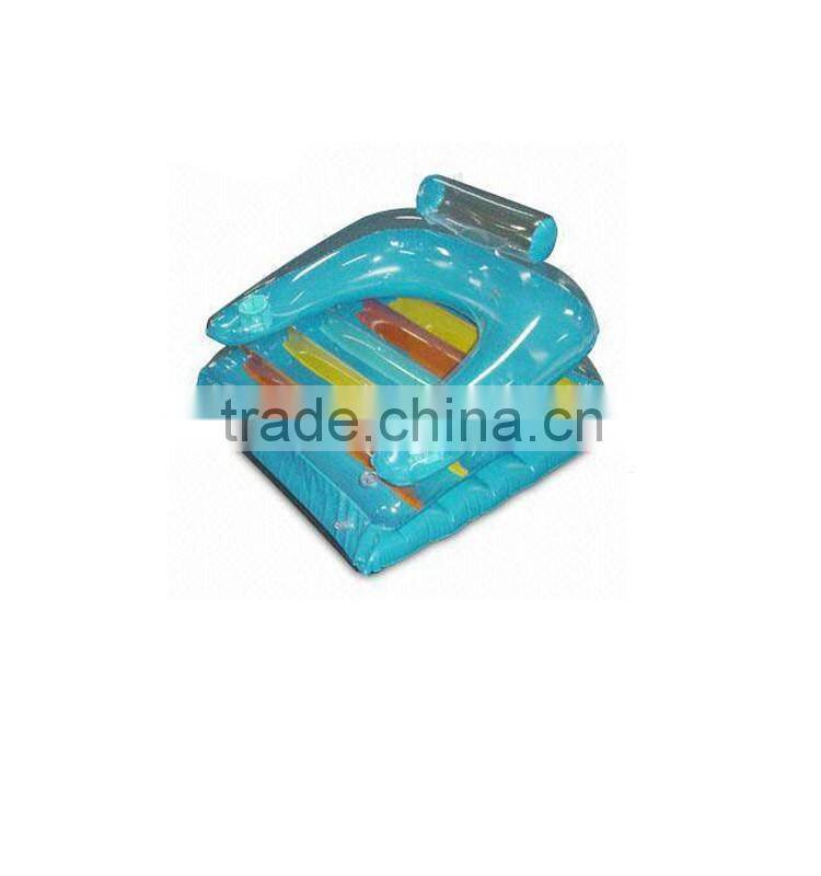 Inflatable pool lounge chair