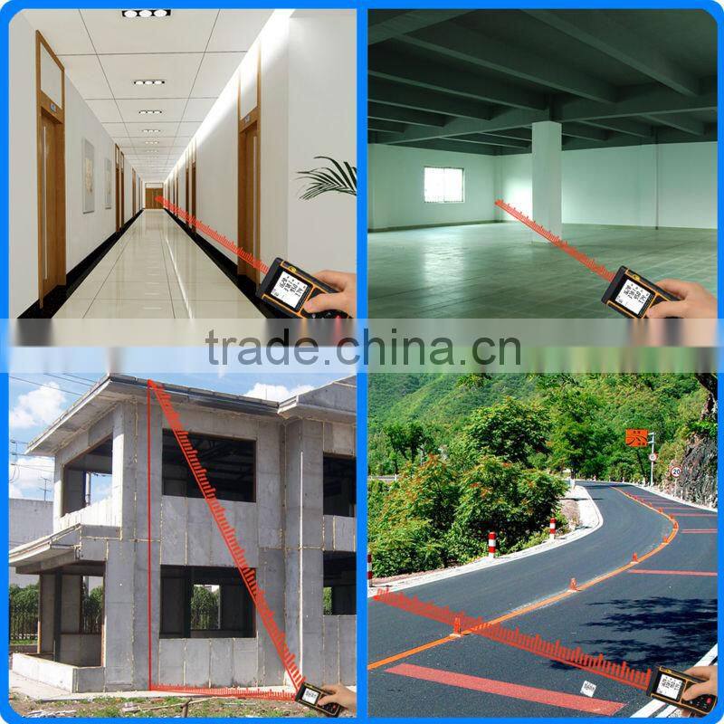 Area Volume Measurer Range Finder Accuracy 2mm 80m/262ft Laser Distance Meter