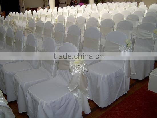 100%polyester visa chair covers,hotel/banquet/wedding chair covers,Satin sash