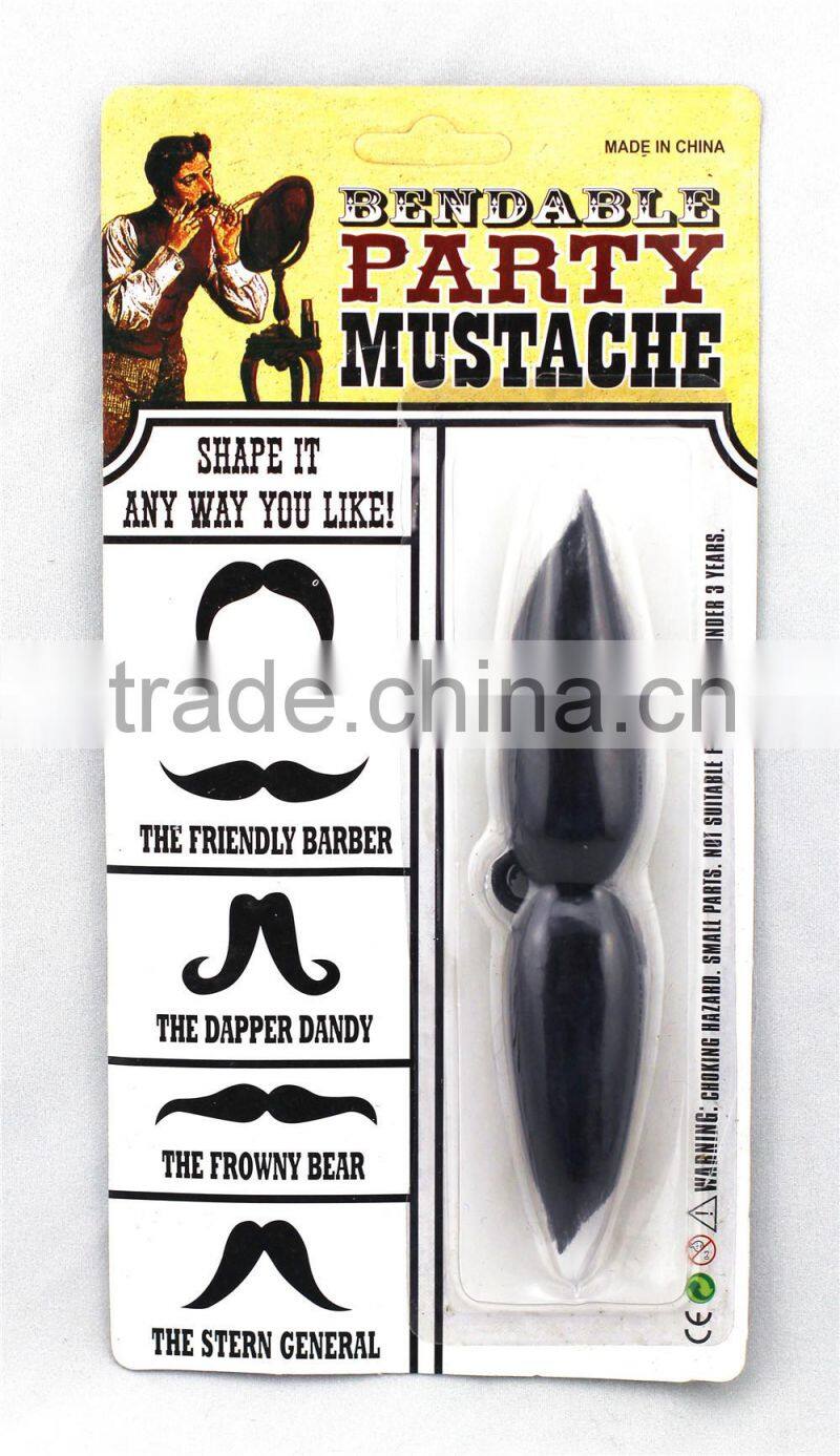 Bendable party mustache