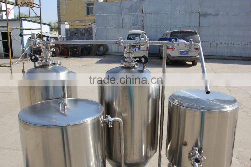50l tank with water jacket mini beer brewery equipment