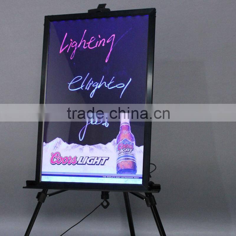 Mirror led writing board with high brightness wholesale