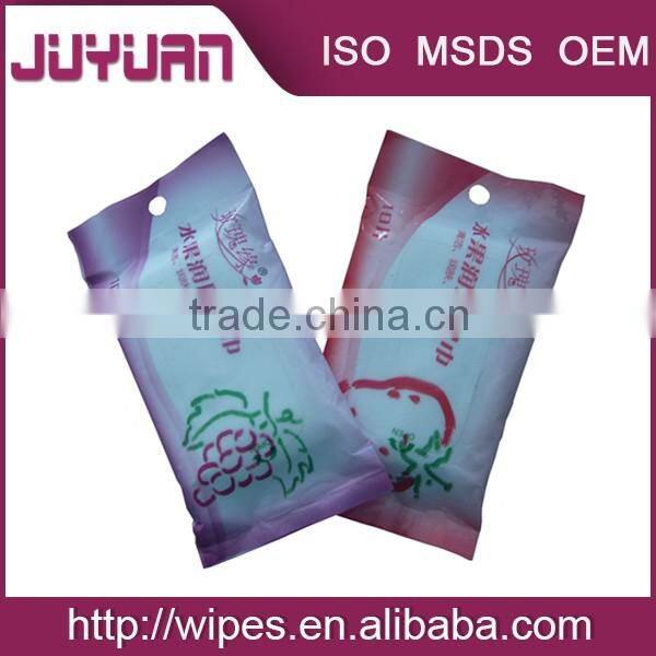 Manufacture nonwoven Disposable Moist Towelette Hand Wipes/tissues individual pack wet wipes OEM Welcomed
