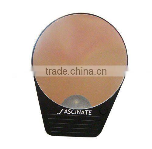 10x magnifying makeup mirror with suction cup on the back