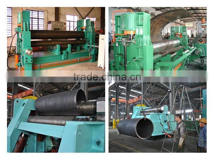 W11S High Precision Hydraulic Steel Plate Bending Roll Machine 3 roller rolling machine