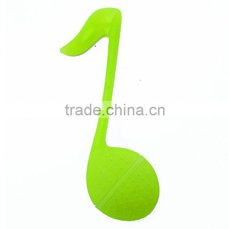 Tea accessory office tea accessories special design human shape tea infuser rubber infuser tea filter musical tea stainer