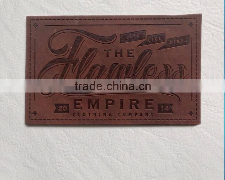 Factory supply Guaranteed quality jeans leather patch labels