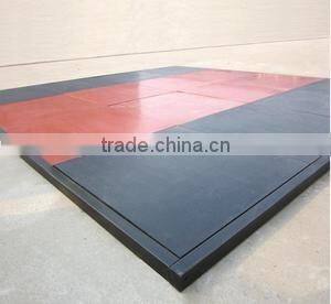 wooden & Rubber weightlifting platform