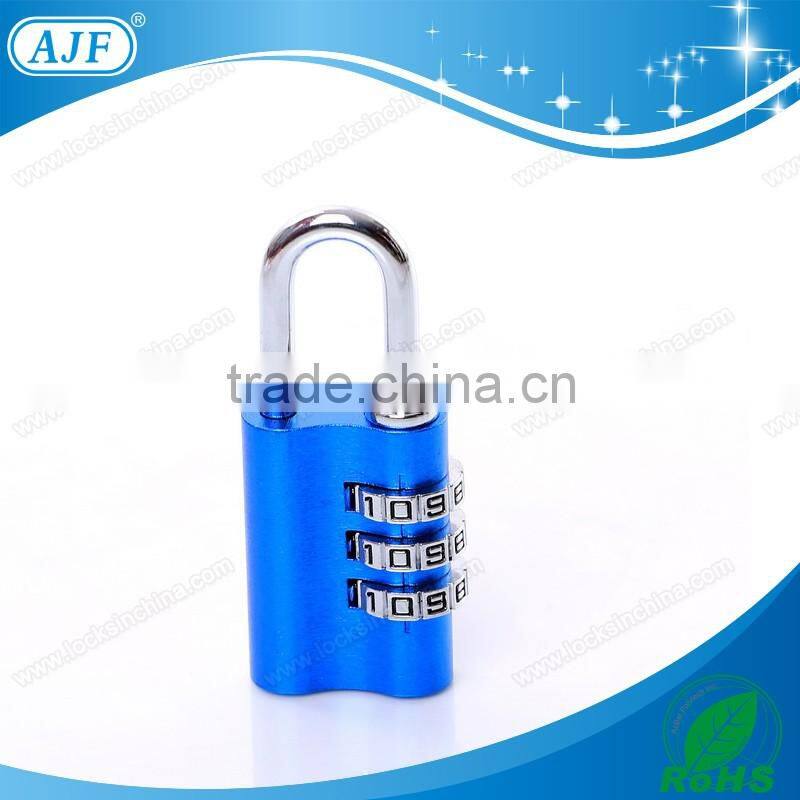 AJF 2015 High security and quality 4 digits big square shape aluminium padlock, number padlock