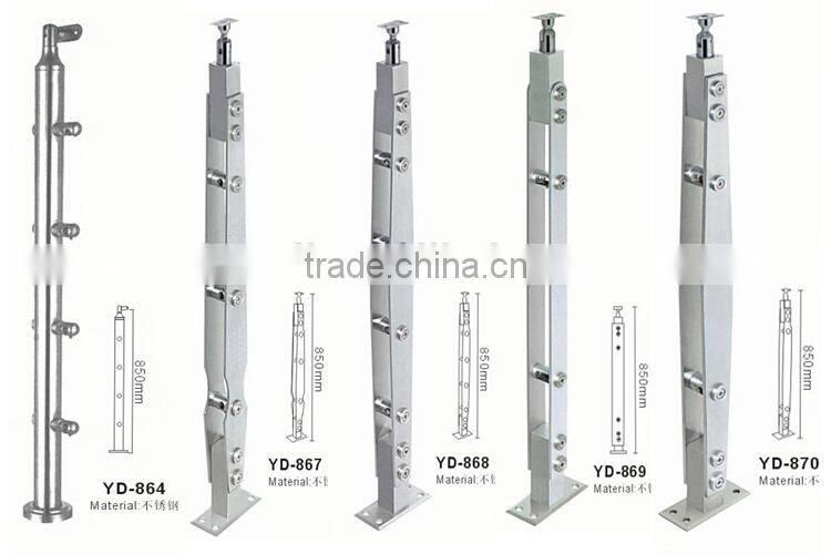 Modern Stainless Steel Staircases Handrails Design