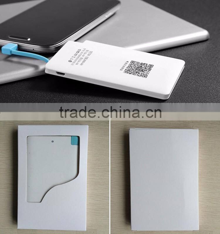 Gleese hot selling 2016 power bank 2600mah battery pack battery charger mobile phone power supply