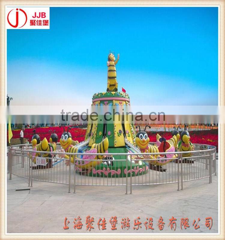 indoor playground equipment funny self-control bee roller coaster for kids