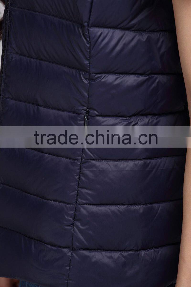 Manufacturer OEM service short women's waistcoat 6052