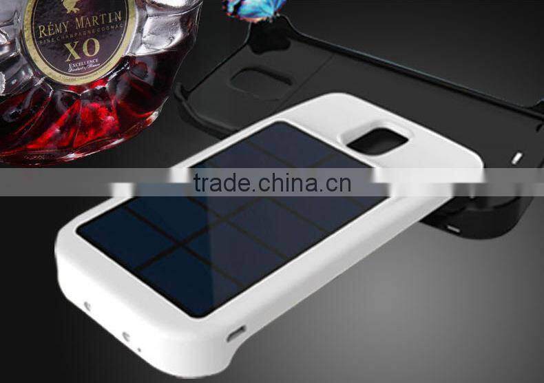 Private model solar battery case for Sam sung S5, portable wireless power bank, high quality wireless charger with custom logo