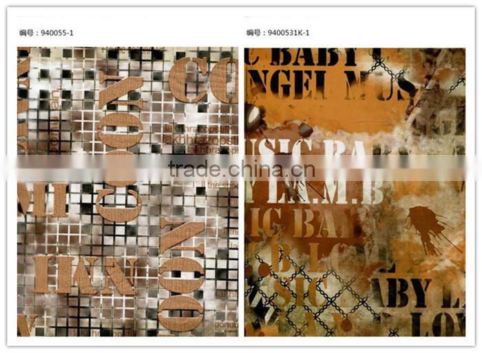 letter D design of metallic heat transfer foil