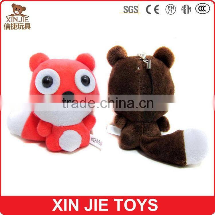 custom plush dog keychain 5inch mini dog plush keychain hot sale stuffed dog keychain