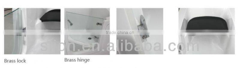 Acrylic Walkin Tubs with Glass Door