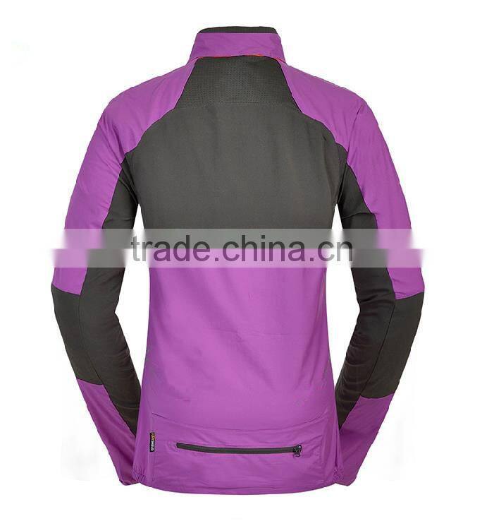 wholesale women reflective hooded softshell jacket plus size