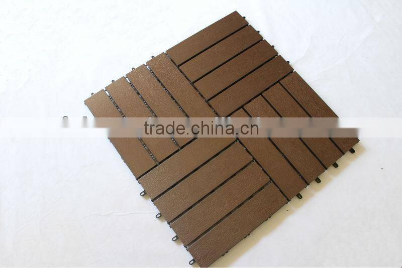 Sanding Surface Treatment and like wood plastics composites WPC Interlocking flooring
