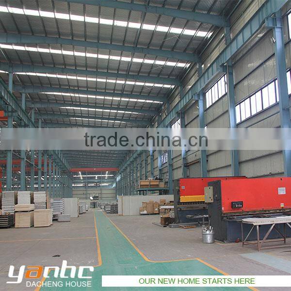 galvanized steel structure wide span workshop/factory building