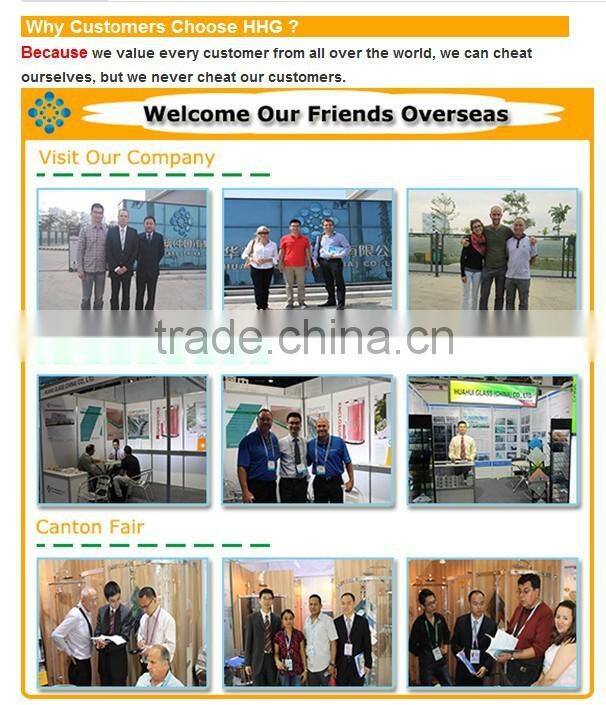 flat glass frameless pivot folding shower door