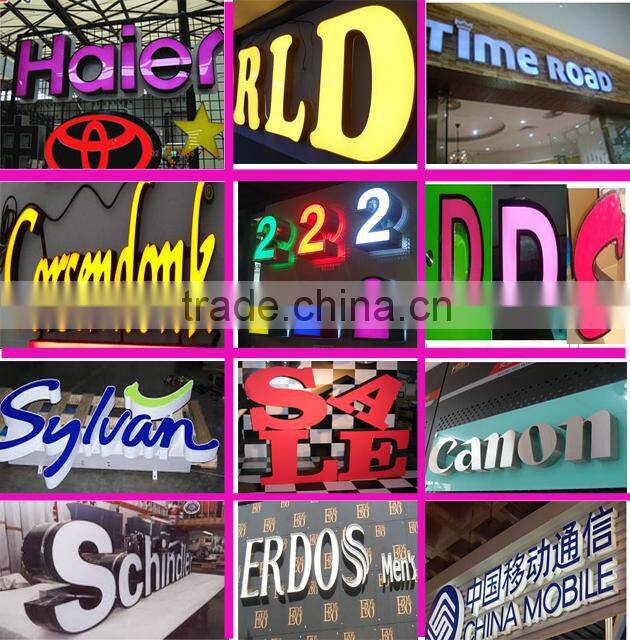 sign materials for advertising channel letter