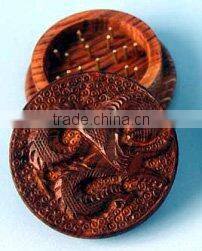 Carved Rose Wood Grinder