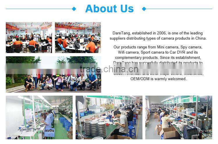 2700mAh long working time 1080P/720P/480P flexible hidden video camera