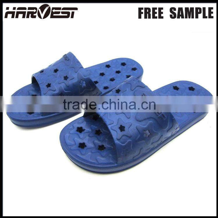 Eva slip resistant flip flops , toilet waterslippers with hole