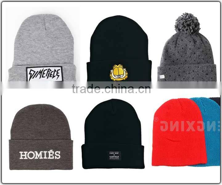 Custom wholesale beanie with custom label