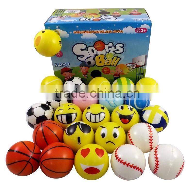 Promotional Logo Cheap Custom colorful stresss pu foam stress ball