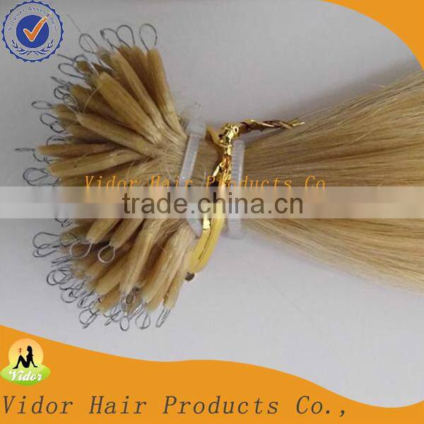 Double Drawn 20''1g/strand Remy Nano Ring Hair