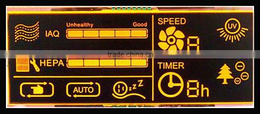 negative VA electric cars lcd display,segment lcd panel display