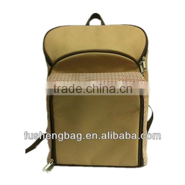 Unique Design Picnic Backpack For 4 Person