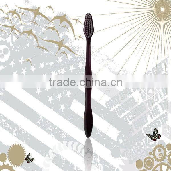 Disposable plastic grip dual head toothbrush for airline travel toothbrush manufacturer