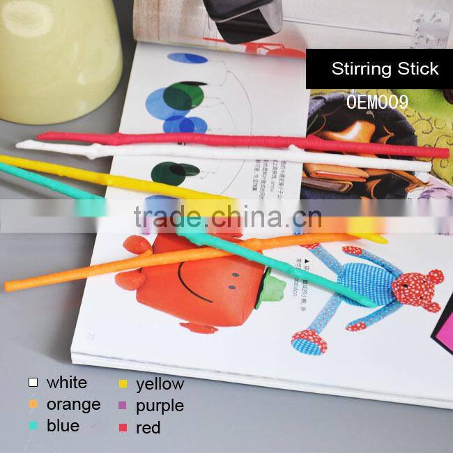 Eco-friendly plastic custom coffee stirrers