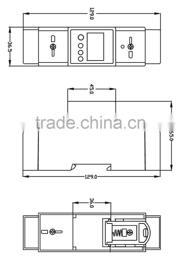 Single Phase DIN-Rail Electricity Meter