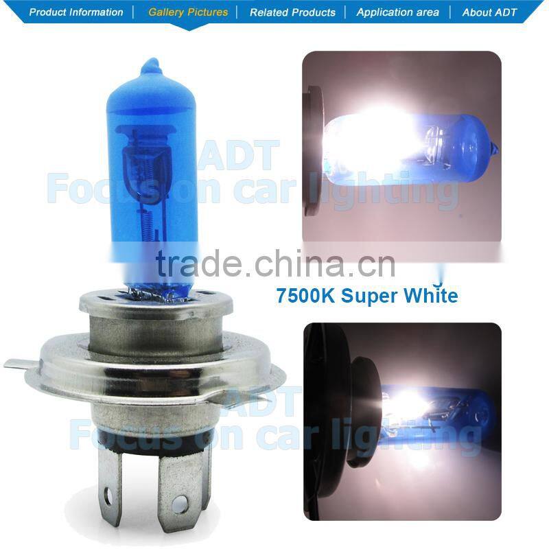 ADT wholesale h4 7500k plasma halogen bulb