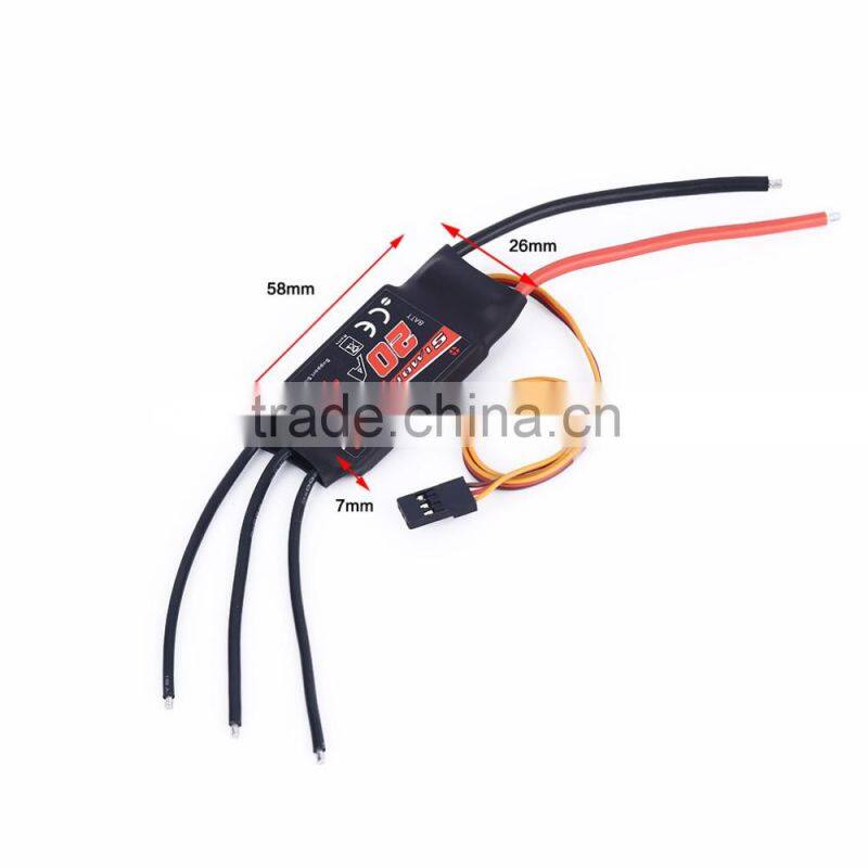 MR.RC Simonk 20A 5V 3A 2-3S Lipo Brushless ESC Electric Speed Controller for RC Toys Quadcopter Drone UAV
