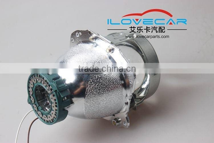 Heat resistant HID Xenon projector lens, new He lla G4 headlight projector lens