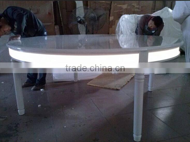 Wedding banquet round shape 10 to 12 seater dining table