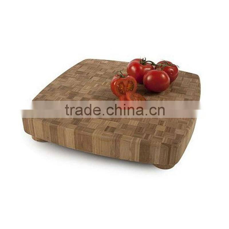 high quality end grain bamboo vegetable cutting board