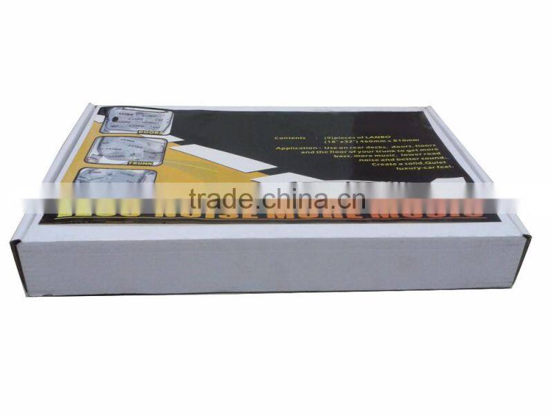 Natural skin self adhesion close cell structure foam rubber car noise insulation material
