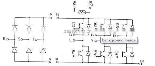 electronic component resistor 6MBR75SB060